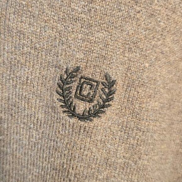 Chaps Men's Cotton Cashmere V-Neck Sweater Size M 0356 - Picture 4 of 9